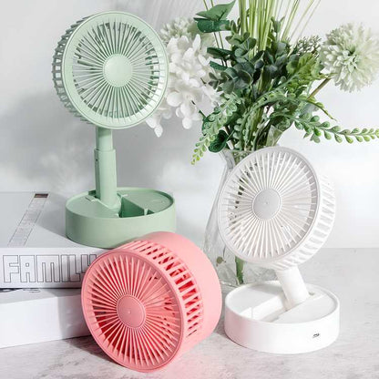 Mini Foldable/Handheld USB Rechargeable Electric Desk Fan