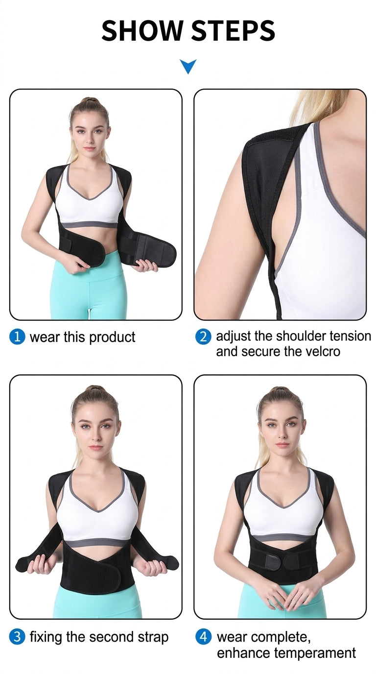 Men/Women Adjustable Back Posture Corrector