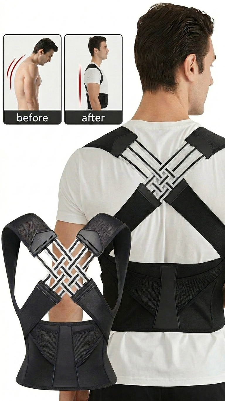 Men/Women Adjustable Back Posture Corrector