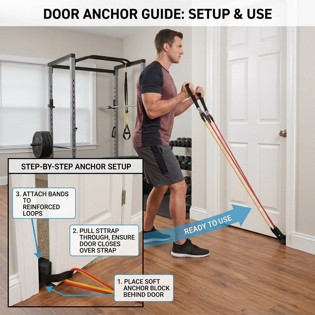 11 Pieces Gym Power Resistance Bands Set for Workout