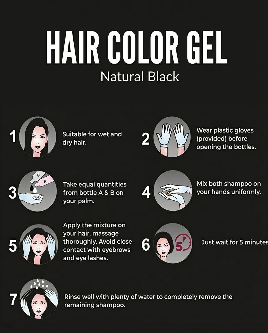 Hair Color Gel (Pack Of 2)