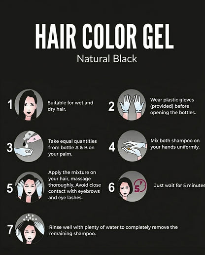 Hair Color Gel (Pack Of 2)