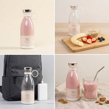 Portable  Electric 6-Blade Juicer with USB Charging